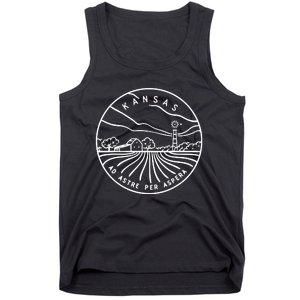 Kansas 1861 State Of Kansas Tank Top