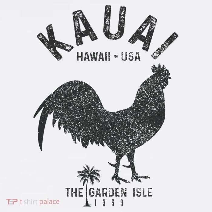 Kauai 1959 The Garden Isle Chicken Hawaii Vintage Hawaiian Flatbill Hat