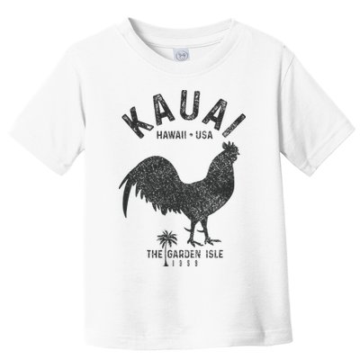 Kauai 1959 The Garden Isle Chicken Hawaii Vintage Hawaiian Toddler T-Shirt