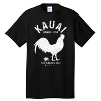 Kauai 1959 The Garden Isle Chicken Hawaii Vintage Hawaiian Tall T-Shirt