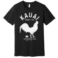 Kauai 1959 The Garden Isle Chicken Hawaii Vintage Hawaiian Premium T-Shirt