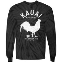 Kauai 1959 The Garden Isle Chicken Hawaii Vintage Hawaiian Tie-Dye Long Sleeve Shirt