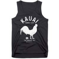 Kauai 1959 The Garden Isle Chicken Hawaii Vintage Hawaiian Tank Top