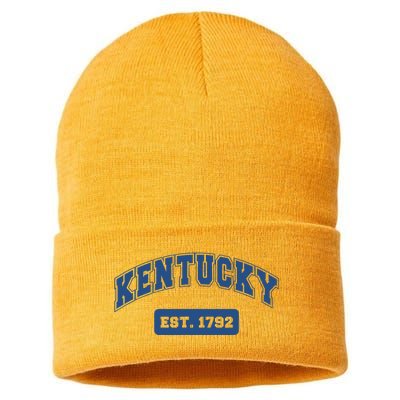 Kentucky 1792 Varsity Retro Style Sustainable Knit Beanie