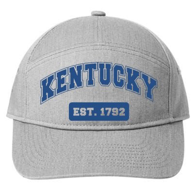 Kentucky 1792 Varsity Retro Style 7-Panel Snapback Hat