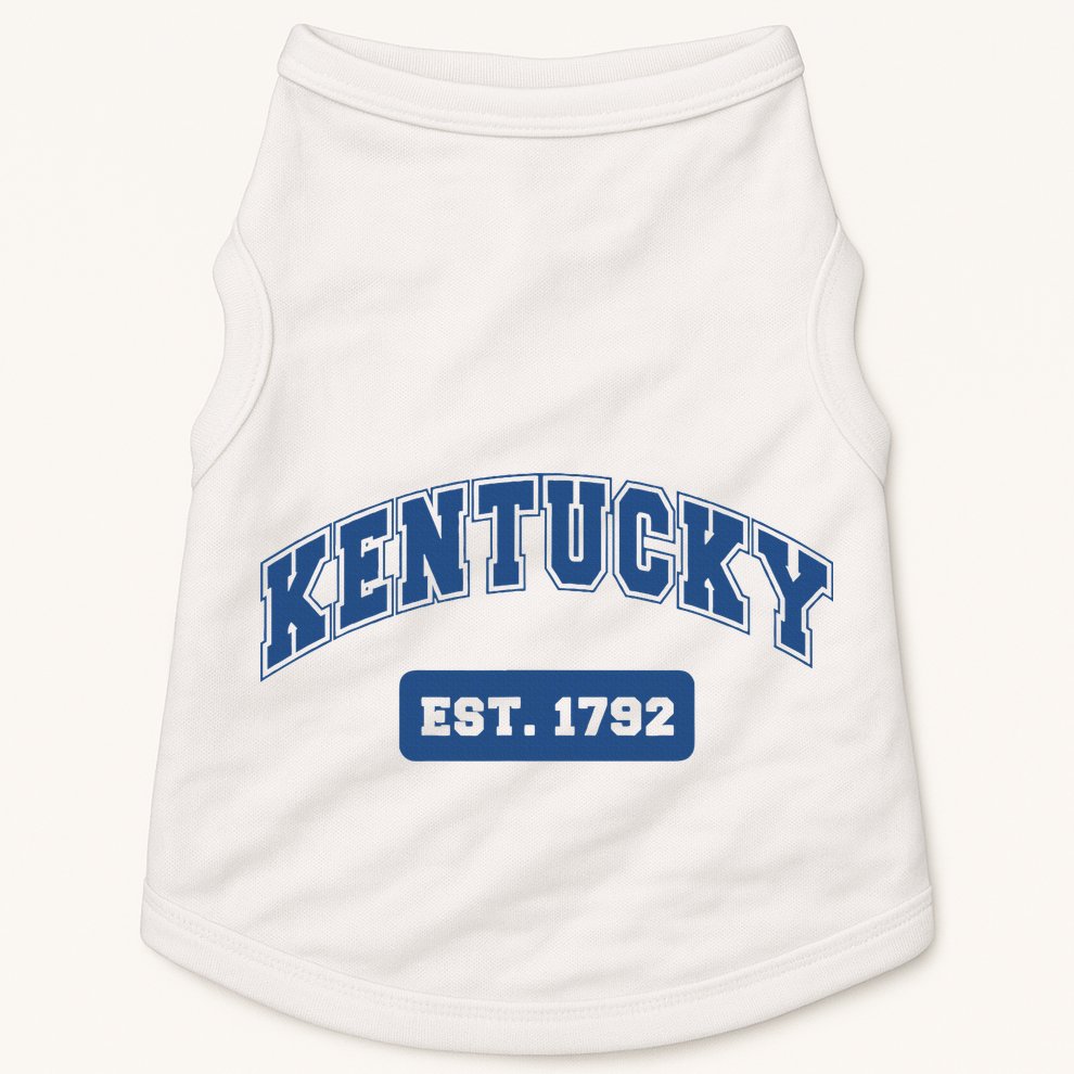 Kentucky 1792 Varsity Retro Style Doggie Tank