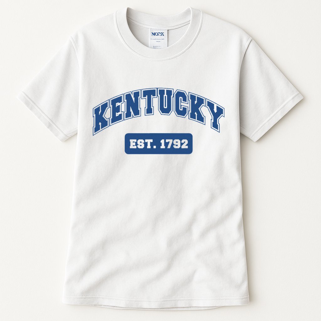 Kentucky 1792 Varsity Retro Style Tall T-Shirt