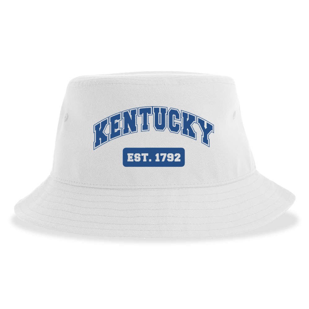 Kentucky 1792 Varsity Retro Style Sustainable Bucket Hat