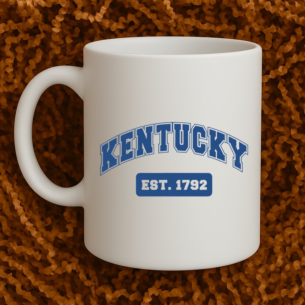 Kentucky 1792 Varsity Retro Style Mug