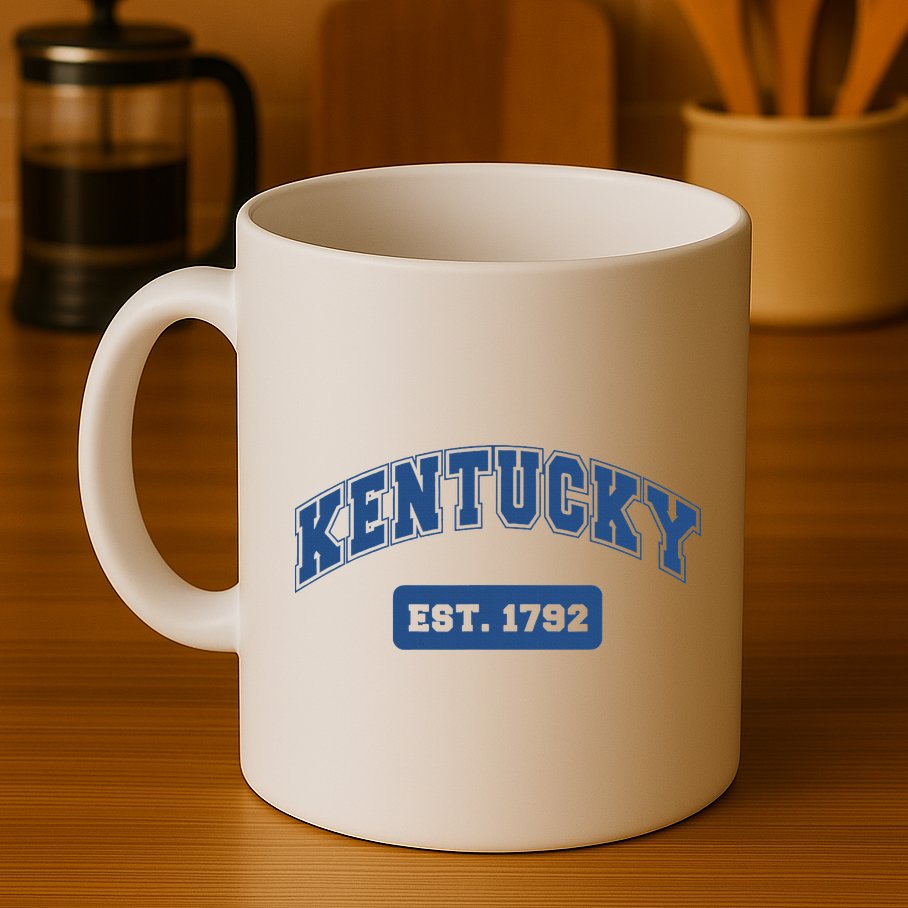 Kentucky 1792 Varsity Retro Style Mug