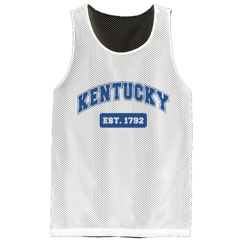 Kentucky 1792 Varsity Retro Style Mesh Reversible Basketball Jersey Tank