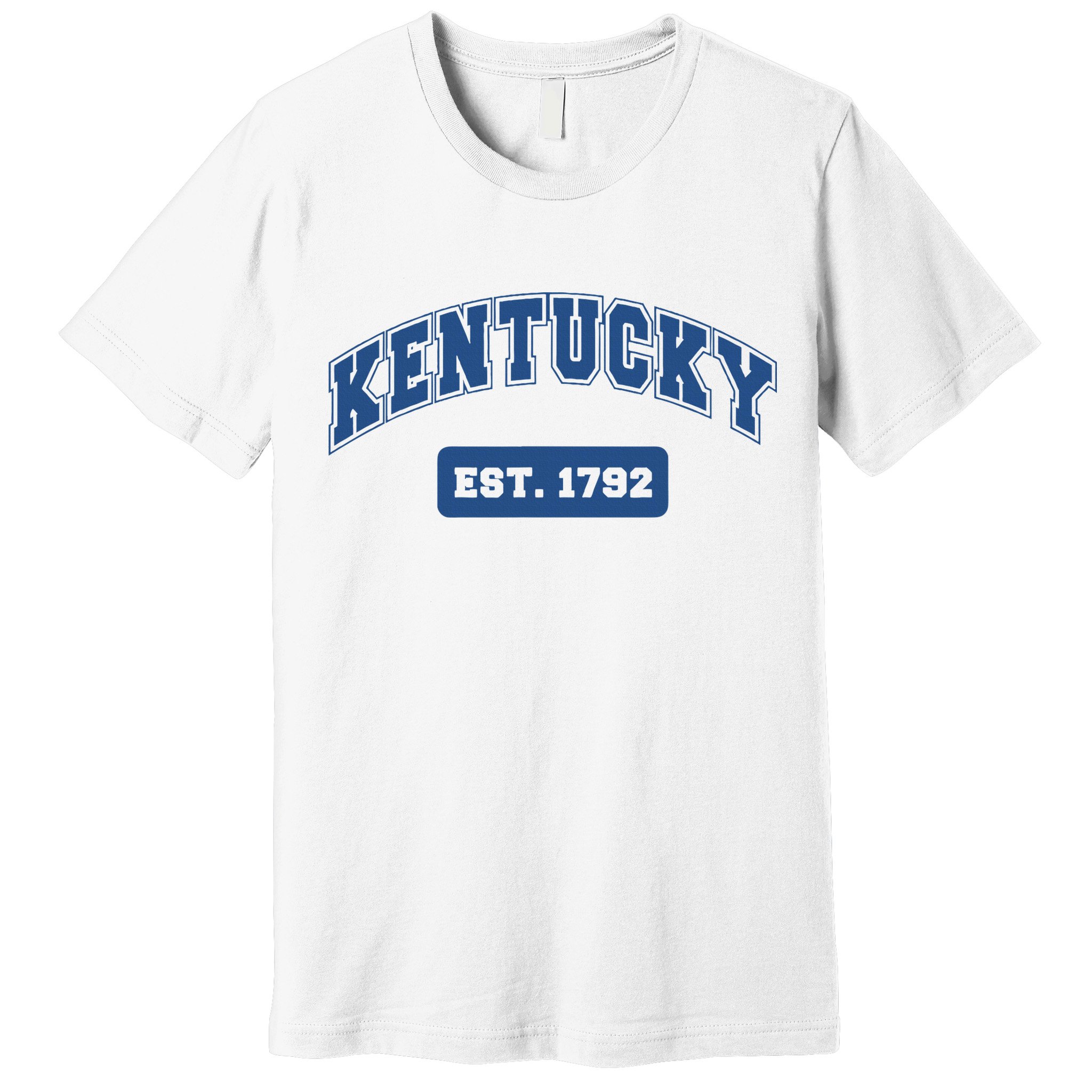 Kentucky 1792 Varsity Retro Style Premium T-Shirt