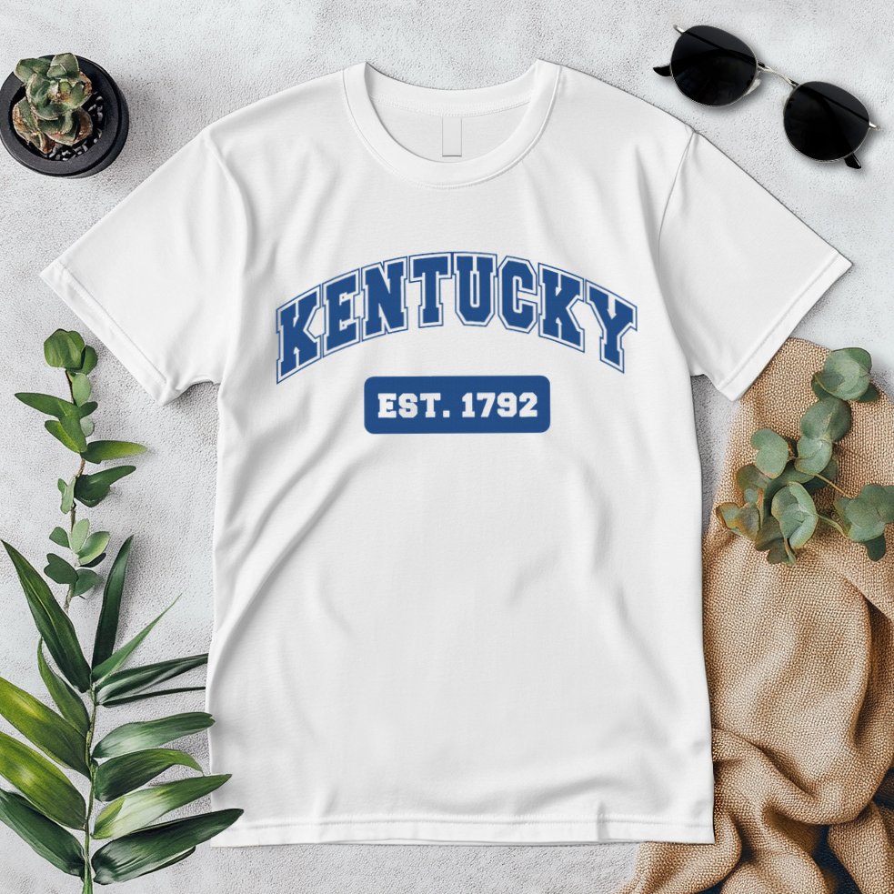 Kentucky 1792 Varsity Retro Style Premium T-Shirt