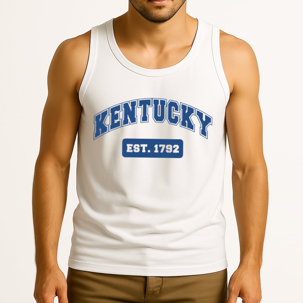 Kentucky 1792 Varsity Retro Style Tank Top
