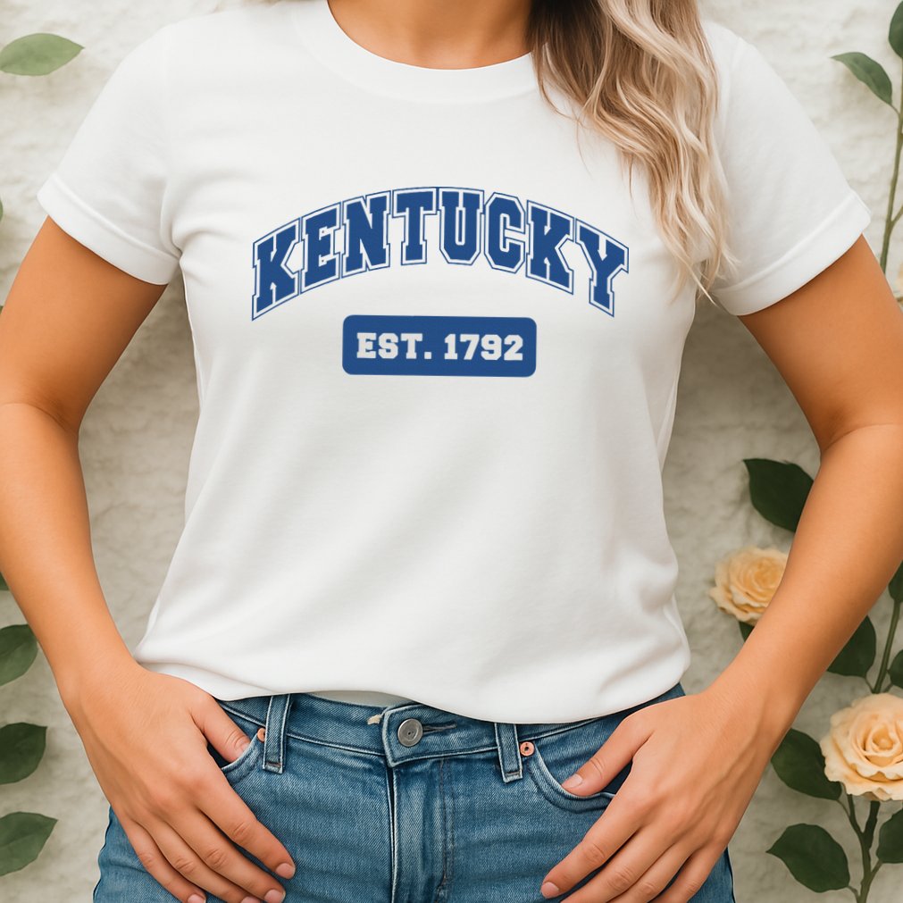 Kentucky 1792 Varsity Retro Style Womens T-Shirt