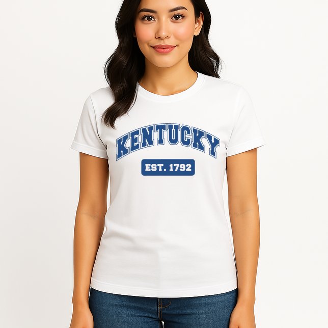 Kentucky 1792 Varsity Retro Style Womens T-Shirt