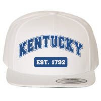 Kentucky 1792 Varsity Retro Style Wool Snapback Cap