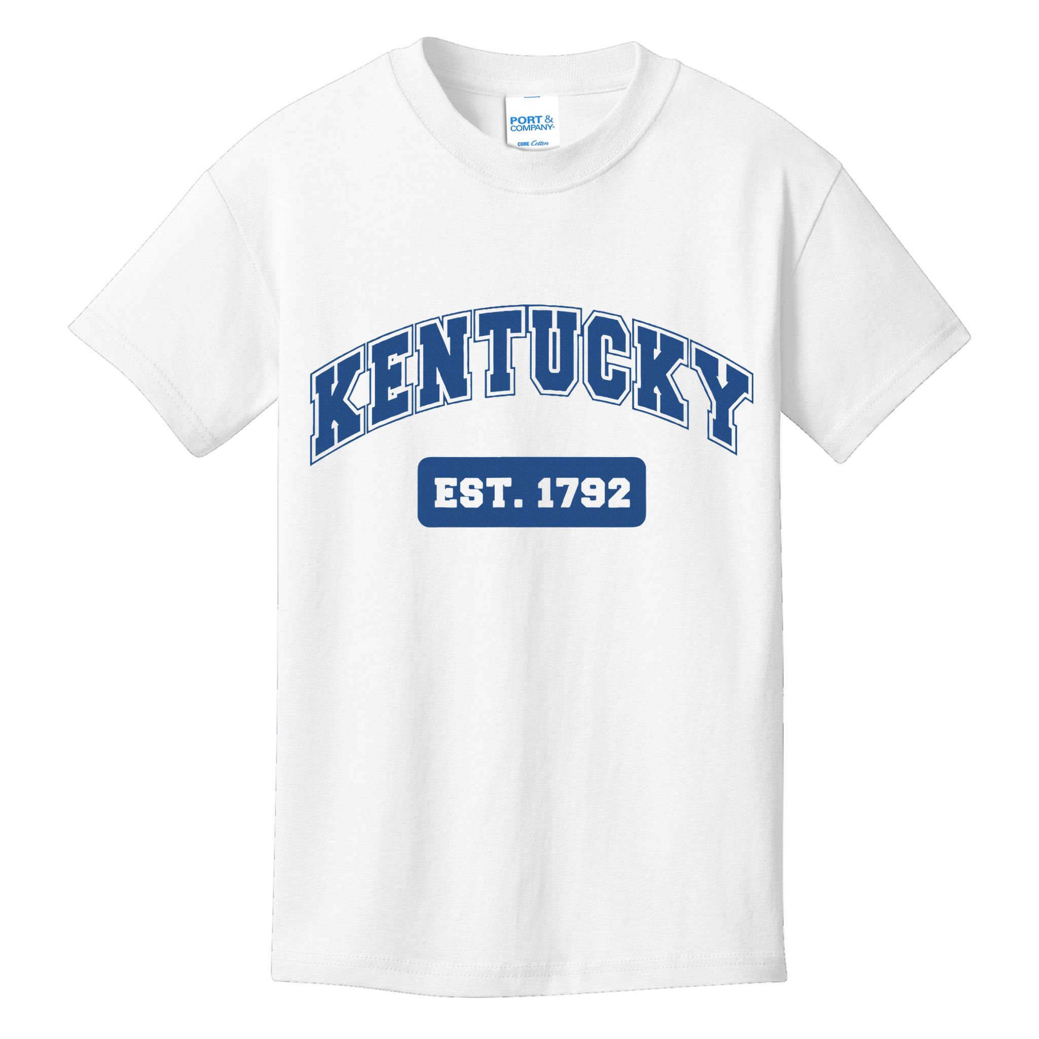 Kentucky 1792 Varsity Retro Style Kids T-Shirt