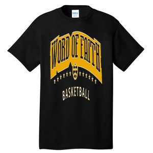 King 11 Word Of Faith Basketball Black Team Tall T-Shirt