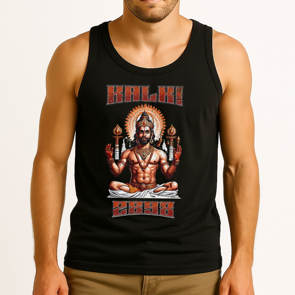 Kalki 2898 Ad Lord Vishnu Hindu Gods Avatars Tank Top