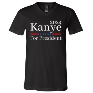 Kanye 2024 America V-Neck T-Shirt