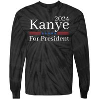 Kanye 2024 America Tie-Dye Long Sleeve Shirt