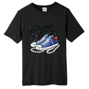 Kamala 2024 Chucks And Pearls Tall Fusion ChromaSoft Performance T-Shirt