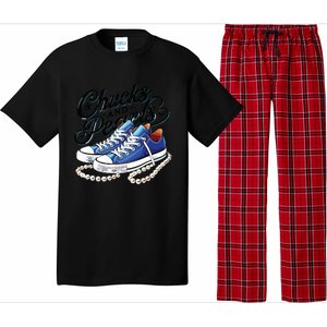 Kamala 2024 Chucks And Pearls Pajama Set