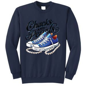 Kamala 2024 Chucks And Pearls Sweatshirt