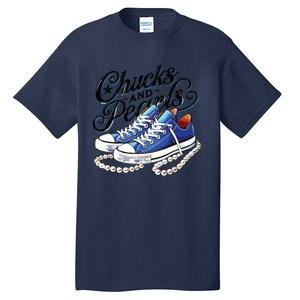 Kamala 2024 Chucks And Pearls Tall T-Shirt