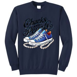 Kamala 2024 Chucks And Pearls Tall Sweatshirt