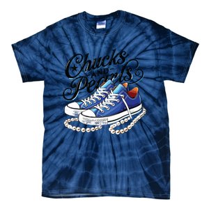 Kamala 2024 Chucks And Pearls Tie-Dye T-Shirt