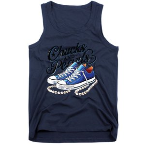 Kamala 2024 Chucks And Pearls Tank Top