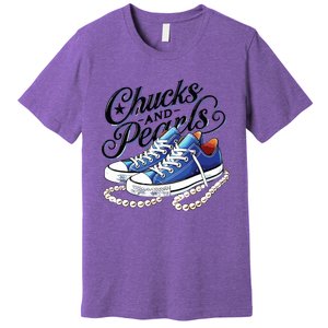 Kamala 2024 Chucks And Pearls Premium T-Shirt