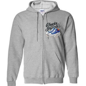 Kamala 2024 Chucks And Pearls Full Zip Hoodie