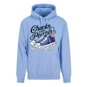 Kamala 2024 Chucks And Pearls Unisex Surf Hoodie