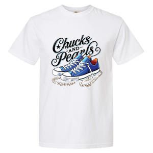 Kamala 2024 Chucks And Pearls Garment-Dyed Heavyweight T-Shirt