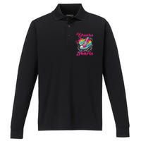 Kamala 2024 Chucks And Pearls Performance Long Sleeve Polo