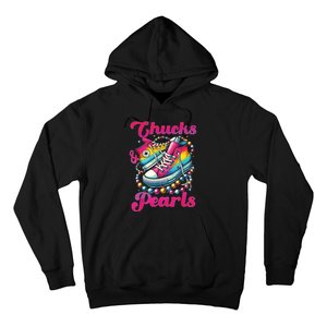 Kamala 2024 Chucks And Pearls Hoodie