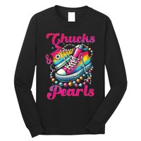 Kamala 2024 Chucks And Pearls Long Sleeve Shirt