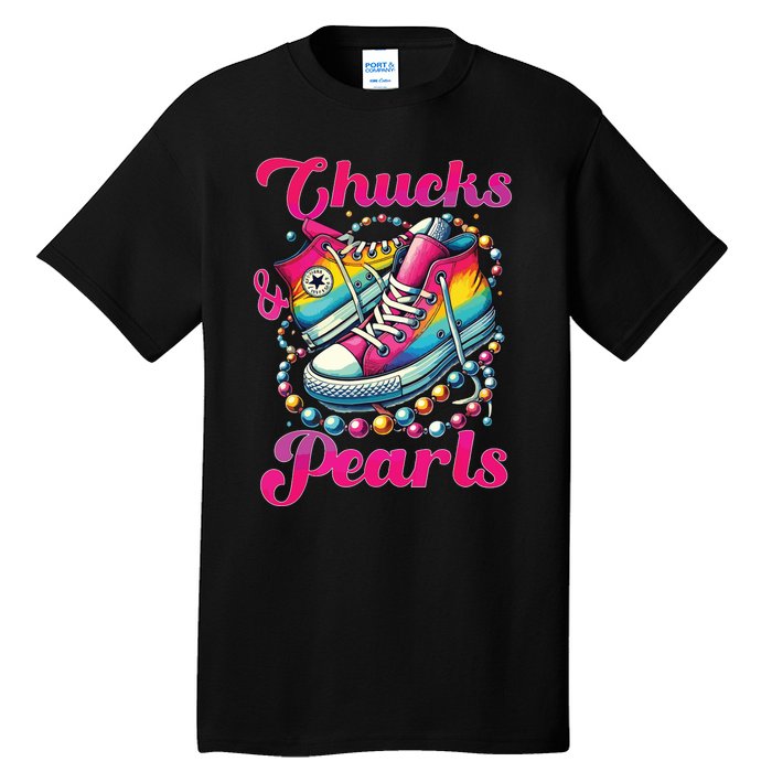 Kamala 2024 Chucks And Pearls Tall T-Shirt