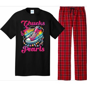 Kamala 2024 Chucks And Pearls Pajama Set