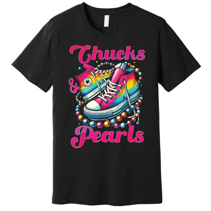 Kamala 2024 Chucks And Pearls Premium T-Shirt