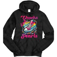 Kamala 2024 Chucks And Pearls Tie Dye Hoodie