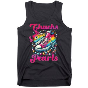 Kamala 2024 Chucks And Pearls Tank Top