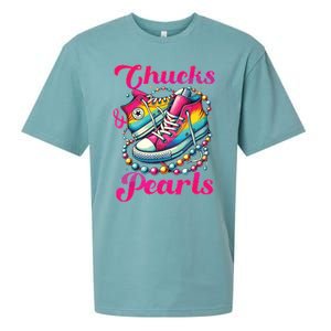 Kamala 2024 Chucks And Pearls Sueded Cloud Jersey T-Shirt