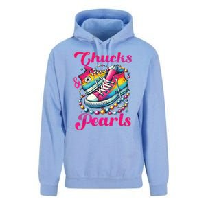 Kamala 2024 Chucks And Pearls Unisex Surf Hoodie