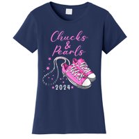 Kamala 2024 Chucks And Pearls Women's T-Shirt