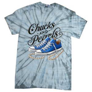 Kamala 2024 Chucks And Pearls Tie-Dye T-Shirt