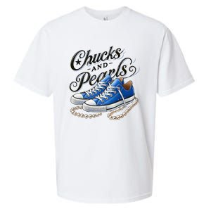 Kamala 2024 Chucks And Pearls Sueded Cloud Jersey T-Shirt